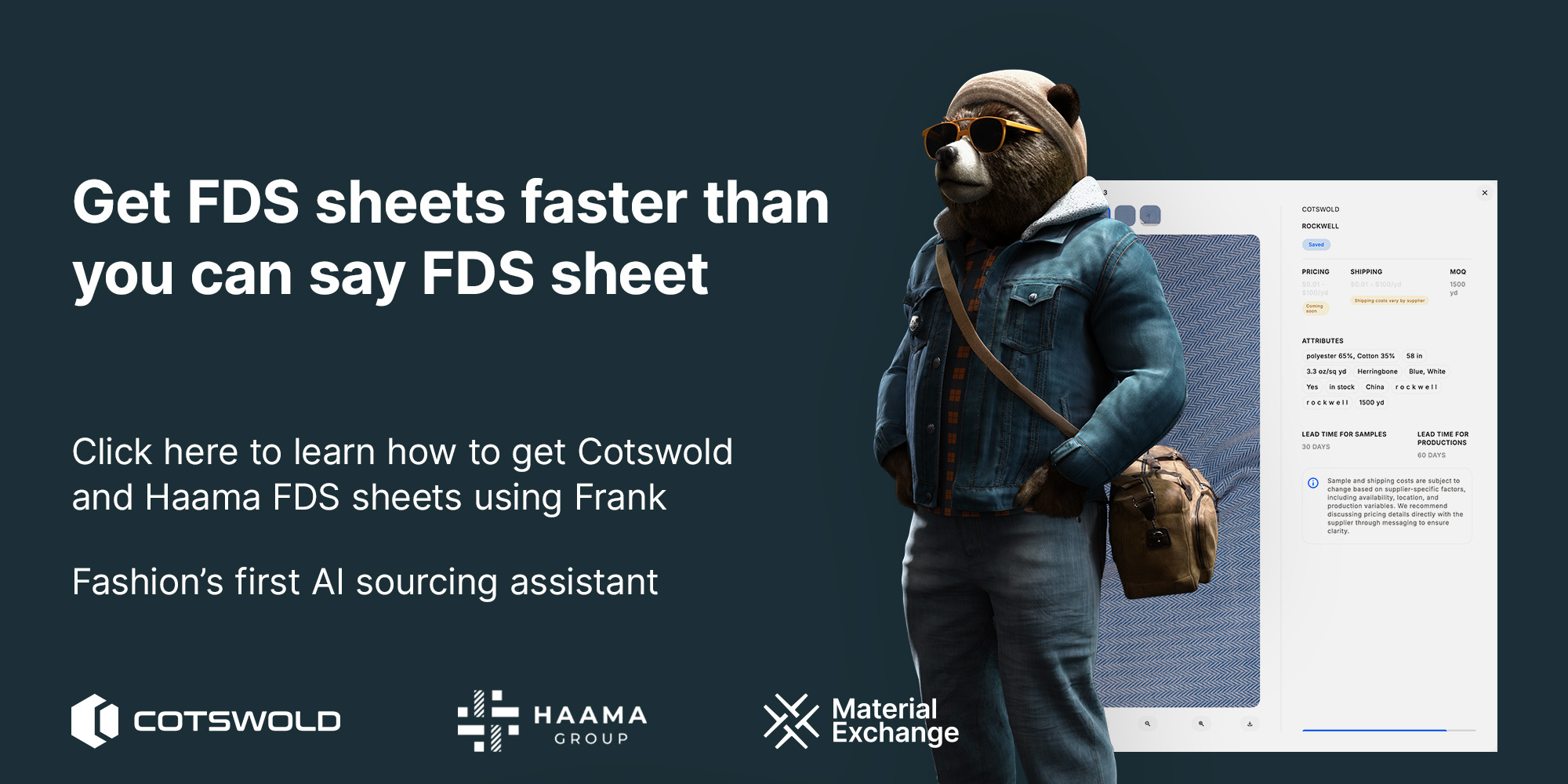 Cotswold - Haama - Frank FDS